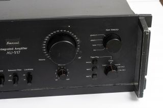 Sansui Au - 517 Vintage Stereo Integrated Amplifier,  Studio Owned,  Unit