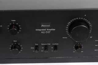 SANSUI AU - 517 Vintage Stereo Integrated Amplifier,  studio owned,  unit 2