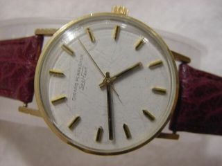 Vintage Gold Fd Large Antique Art Deco / Diver Girard Perregaux Sea Hawk Watch