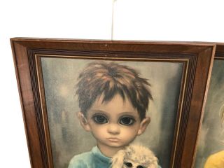 Vintage Big Eyes Margaret Walter KEANE The Stray No Dogs Allowed Art Prints MCM 4