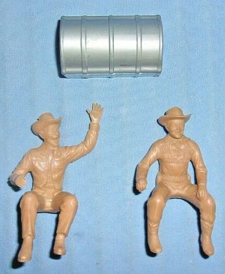 Vintage Ideal Roy Rogers Pat Brady Figures & Trunk