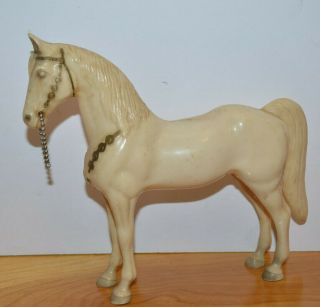 Vintage Hard Plastic Horse Toy 1950 