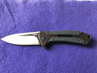 Zero Tolerance Zt0801cf “copperhead” - Rare Limited Edition Rexford Design - Nib