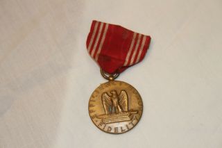 Ww2 Us Army Earl Issue Wrap Brooch Good Conduct Medal