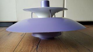 Louis Poulsen Ph 5 Danish Lamp Denmark Vintage Vintage 70 Purple
