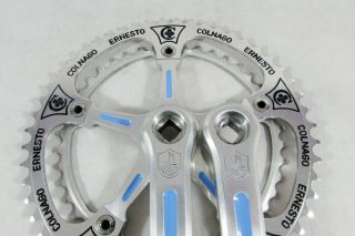 Vintage 80 ' s CAMPAGNOLO COLNAGO RECORD CRANKSET for,  Mexico models. 3