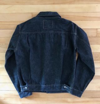 Vintage LVC levis 507xx Type 2 Big E selvedge denim jacket made in USA 2