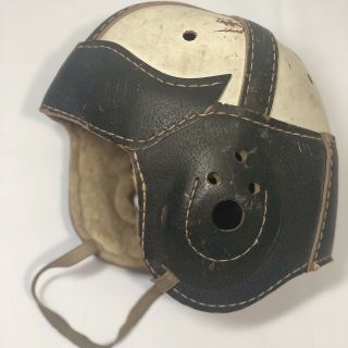 Rare Vintage Wing American Leather Football Gridiron Helmet Nfl Afl Afc Nfc Ncaa