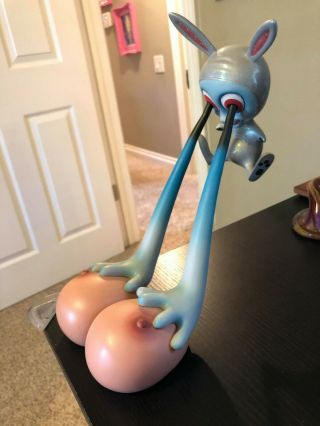 Bunny Sees Boobs Rare Signed Colin Christian Vinyl Art Toy Collectible Mindstyle