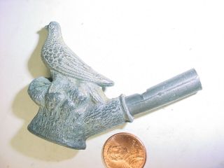 Vintage Metal Bird Shaped Whistle