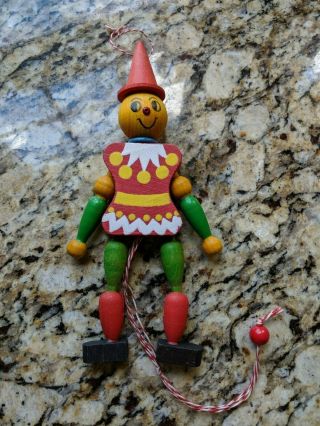 M.  Gschnitzer Vintage Wooden Pull String Puppet - Made In Austria