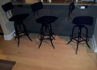 Restoration Hardware 1940s Vintage Bar Stools