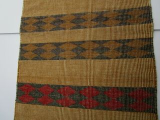 VINTAGE NATIVE AMERICAN INDIAN NAVAJO RUG RUNNER BLANKET FOLK ART MASTER 61 INCH 7