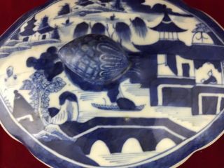 Chinese Export 1800 ' s Porcelain Soap Pot 8