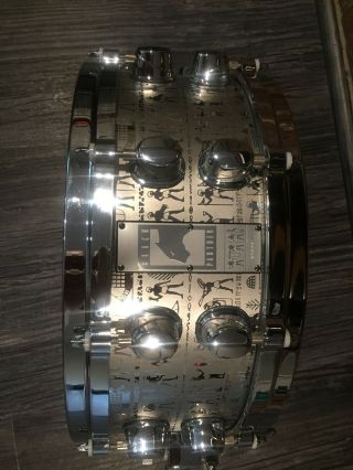 Mapex Black Panther Babylonian Egyptian 5.  5x14” Snare Ultra Rare Collectors Item 7