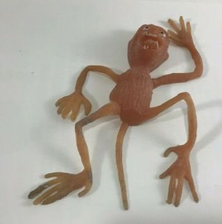 Vintage 1960s Oiily Jiggler Screaming Monkey Russ Berrie Style 5 Inches