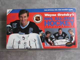 Vtg Wayne Gretzky Table Top All Star Hockey Game By Buddy L