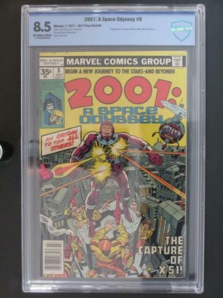 2001: A Space Odyssey 8 - Cbcs 8.  5 Vf,  Marvel 1977 - 35 Cent Variant - Rare