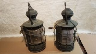antique vintage marine nautical lantern 6
