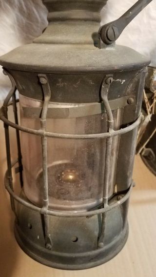 antique vintage marine nautical lantern 8