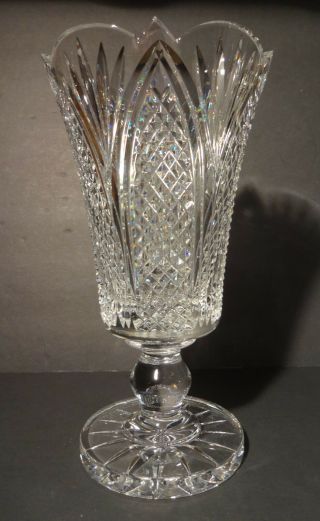 Rare VINTAGE Waterford Crystal MASTER CUTTER Flower Celery Vase Ltd Ed 83/104 2