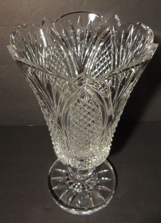 Rare VINTAGE Waterford Crystal MASTER CUTTER Flower Celery Vase Ltd Ed 83/104 3