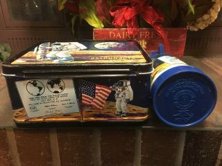 ASTRONAUTS Lunchbox & Thermos - NASA - Moon Landing Vintage 1969 RARE 4