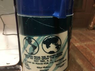 ASTRONAUTS Lunchbox & Thermos - NASA - Moon Landing Vintage 1969 RARE 8