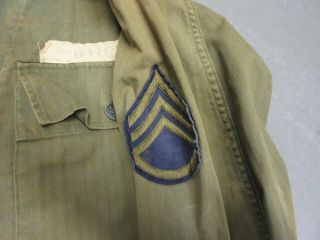 US ARMY WW2 HBT FATIGUE SHIRT 38 REGULAR 4