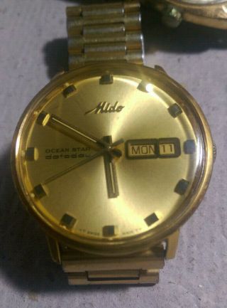 Vintage Mido Ocean Star Swiss Made Automatic Men 