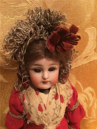 Antique Simon & Halbig 9” Bisque Head Doll,  All Mold 1078