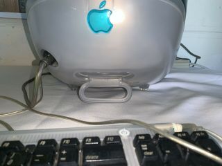 Vintage iMac G3 1999 in Pristine blueberry - Glass cameo 3