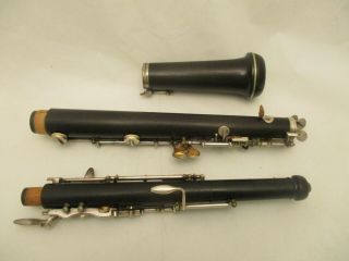 Vintage Noblet Paris France Oboe Woodwind Instrument in LeBlanc Case 3