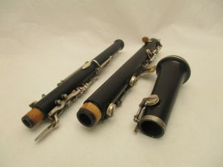 Vintage Noblet Paris France Oboe Woodwind Instrument in LeBlanc Case 5