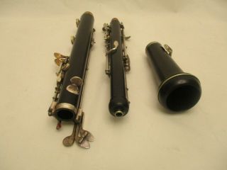 Vintage Noblet Paris France Oboe Woodwind Instrument in LeBlanc Case 6