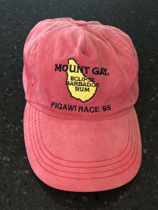Vintage Mount Gay Rum Figawi Race Hat 1995 Nantucket Hyannis Rare