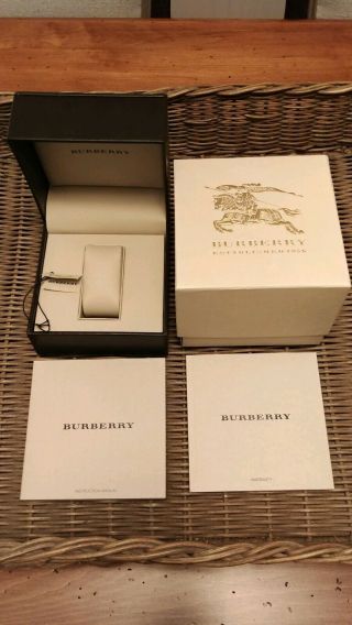 Burberry Men ' s Vintage Style Chronograph Watch Swiss Made 46mm 5