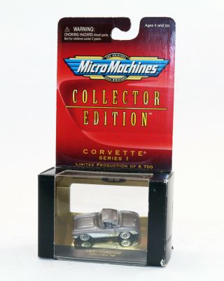 Ce 3r Corvette 1961 Hardtop Micro Machines/galoob Collectors Edition Oh So Rare