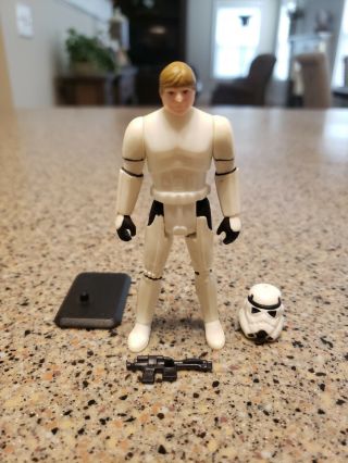 Star Wars - Vintage Potf - Luke Skywalker (stormtrooper) - Loose - Kenner - 1985