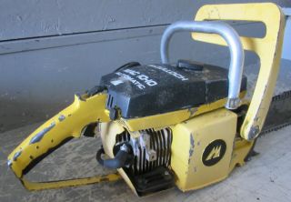 VINTAGE COLLECTIBLE MCCULLOCH MAC 10 - 10 AUTOMATIC CHAINSAW WITH 22 
