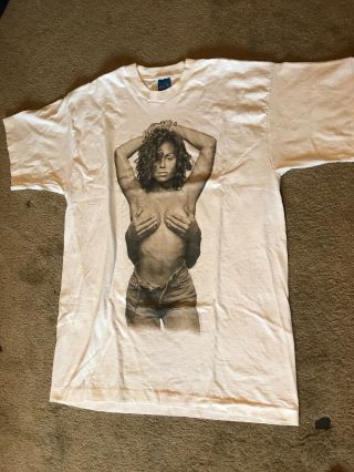 Vintage 1993 Janet Jackson World Tour Rare T Shirt Single Stitch Sz L