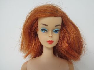 Vintage Barbie Color Magic Doll Ruby Red Hair Mattel Pretty Face Estate Find