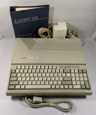 Vtech Laser 128 Vintage Apple Ii Iic Iie Clone Computer Game Console