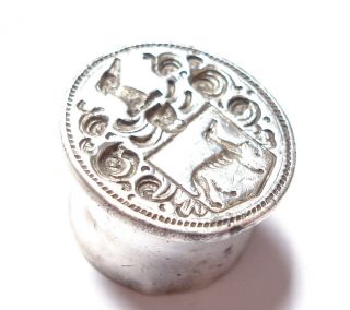 Antique Georgian Silver Desk Seal For Re - Use Af