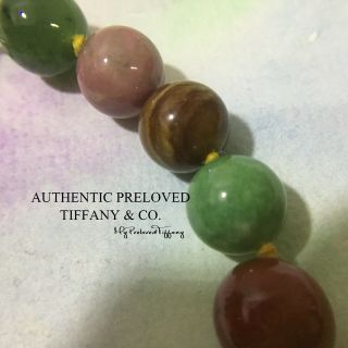 Rare Authentic Tiffany & Co Paloma Picasso Multicolor Gemstone Bracelet 8