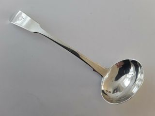 Scottish Provincial Silver Fiddle Pattern Toddy Ladle Dumfries 1815