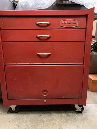 Vintage Proto Rolling Tool Chest Toobox
