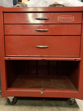 Vintage Proto rolling Tool chest toobox 2