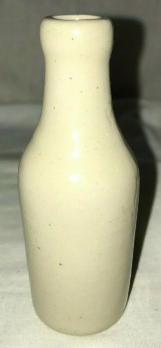 ANTIQUE RED WING MINI BOTTLE MERCURY JUG VINTAGE DRUGGIST APOTHECARY STONEWARE 4