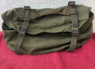 Vintage Us Army Ww2 M - 1945 Pack Field Cargo Vintage Canvas Bag Military